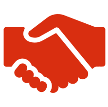 Symbol of agreement and partnership.